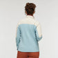 Cotopaxi Women's ½ Zip Fleece Jacket, Cream/Sea Spray