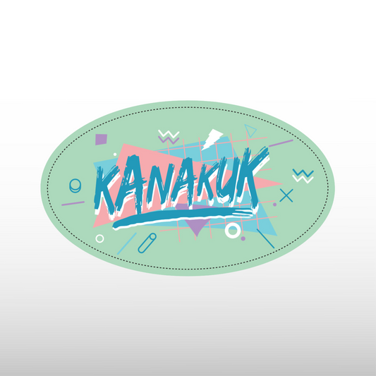 Blast Oval Decal, Mint