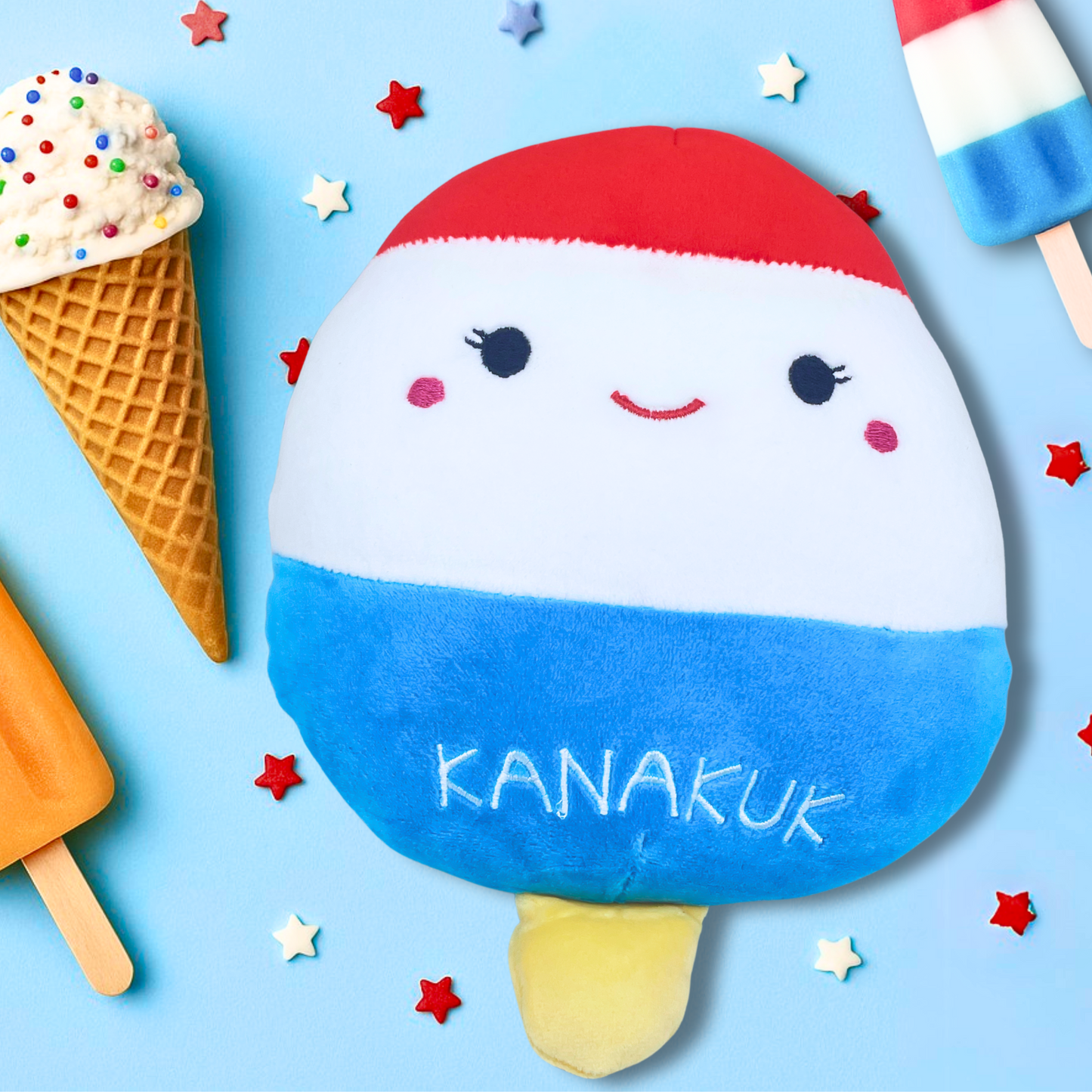 Rocket the Squishmallow Popsicle – 8"