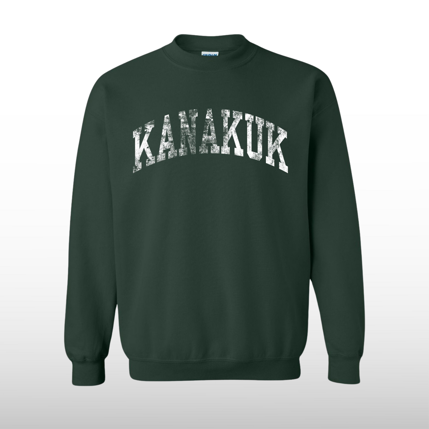 Collegiate Crew Sweatshirt, Forest