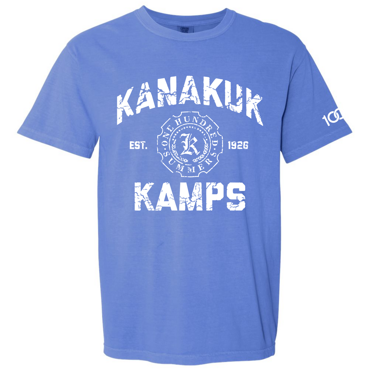 CC Crest 100 Tee - Flo Blue