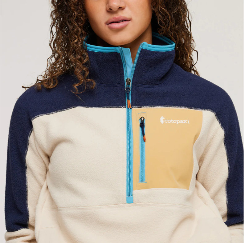 Womens navy fleece sales jacket