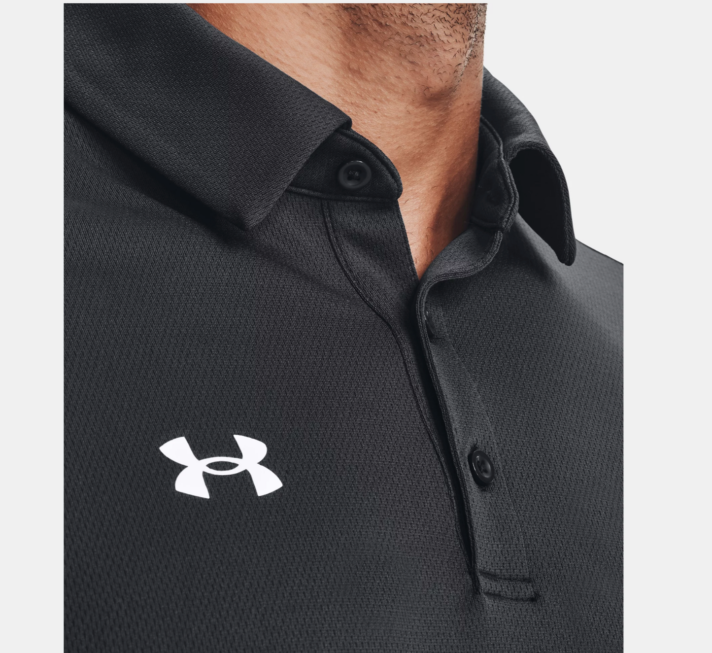 UA Team Tech Polo, Stealth Grey