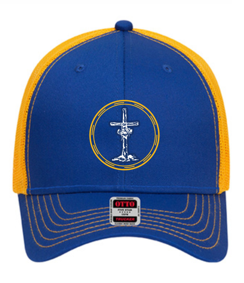 CWTS Everyday Trucker Hat - Royal/Gold