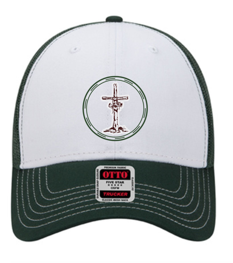 CWTS Everyday Trucker Hat - Dark Green/White