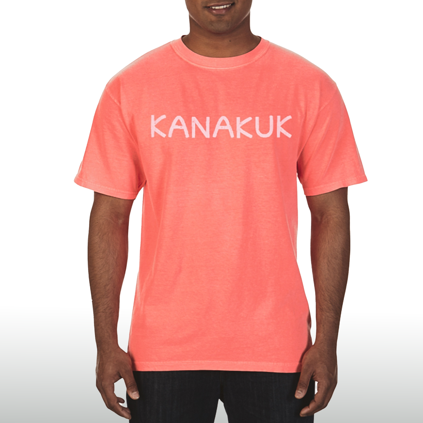 CC Basic Logo Tee, Neon Red Orange