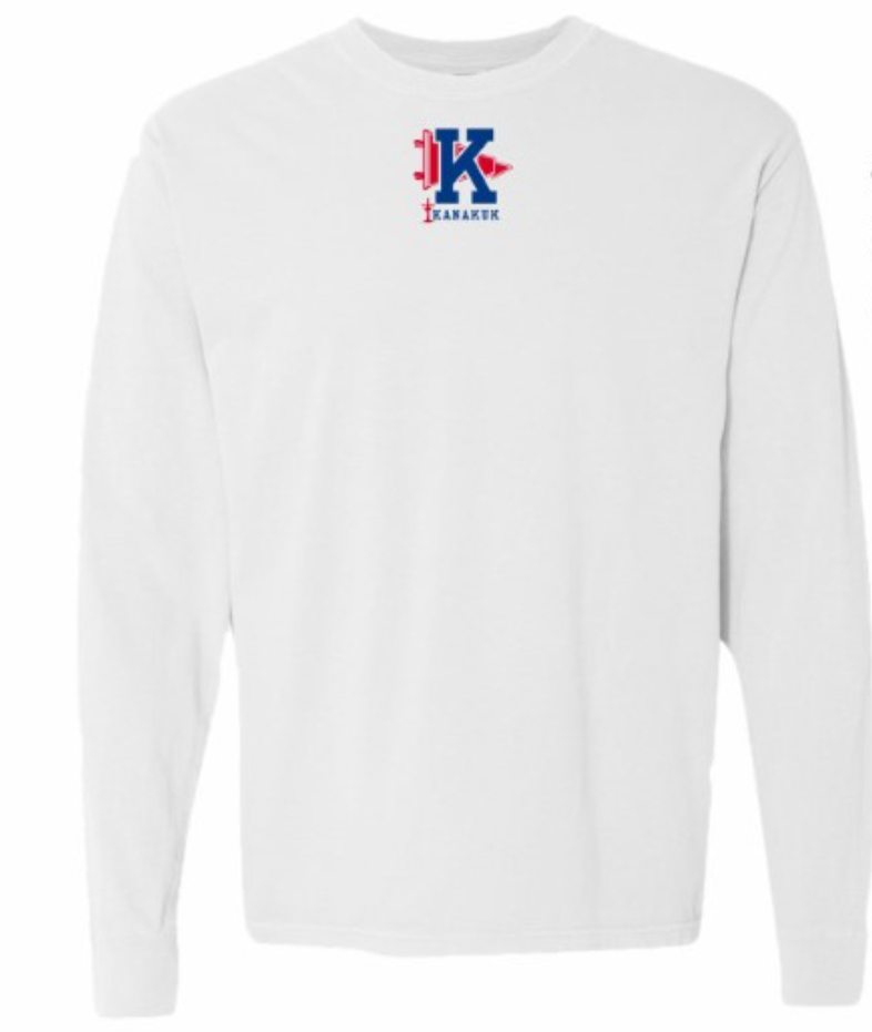 CC K Pennant LS, White