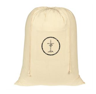 Cotton Laundry Bag, Natural