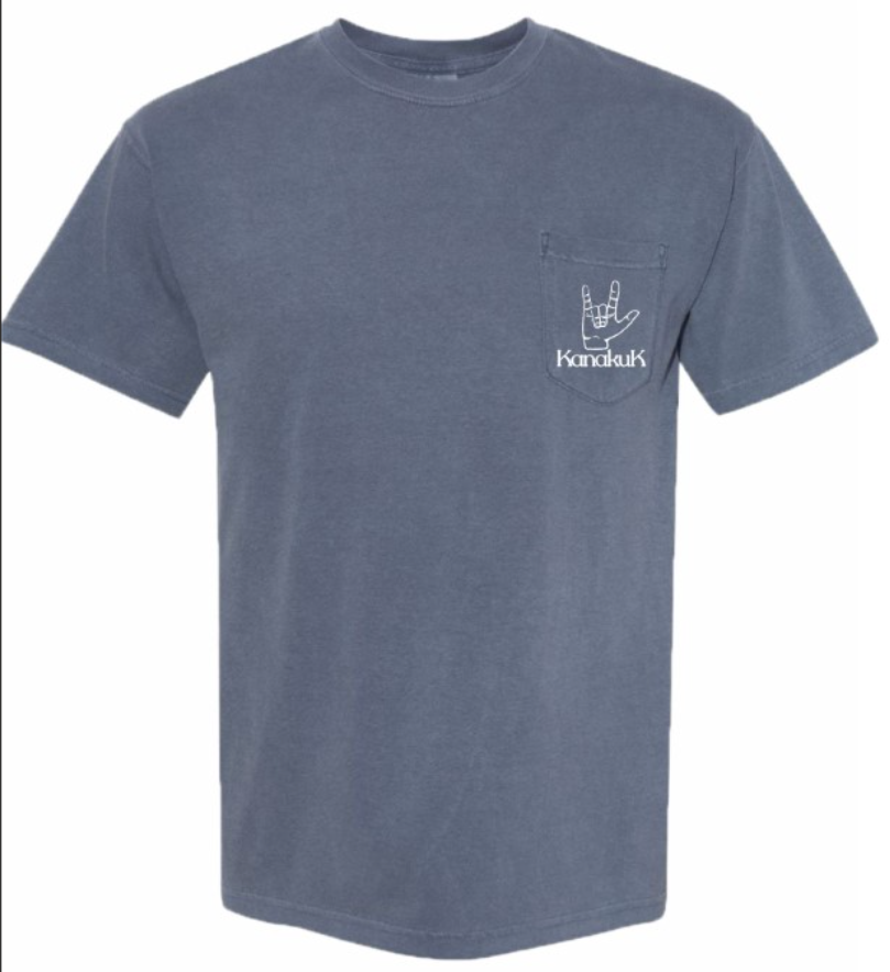 CC Jesus Loves You Tee, Blue Jean