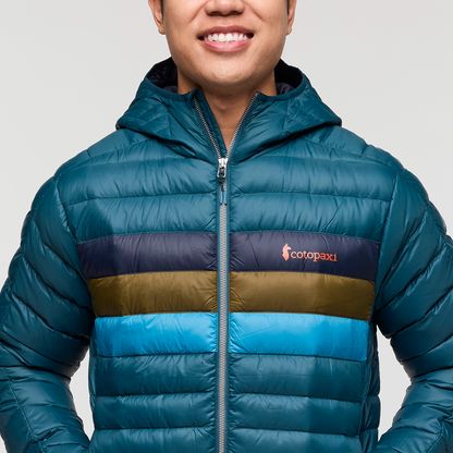 Cotopaxi Fuego Hooded Down Jacket, Abyss Stripes