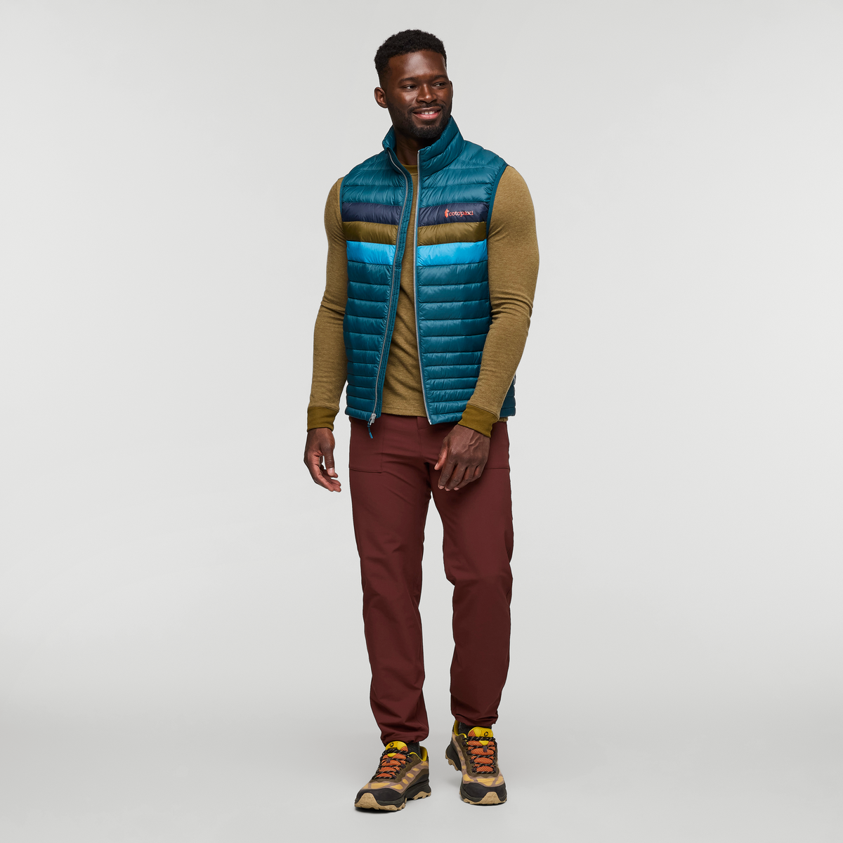 Cotopaxi (M) Fuego Down Vest, Abyss Stripes