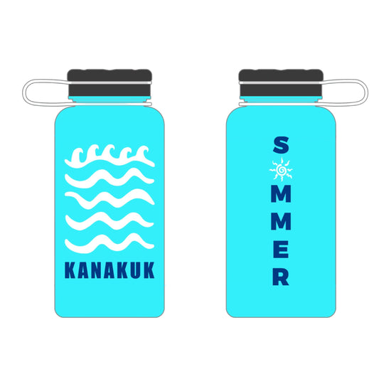 Summer Water Bottle, Aqua
