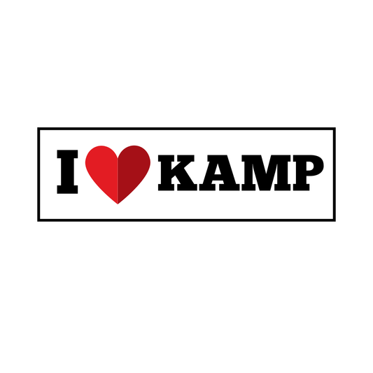 I Heart Kamp Decal