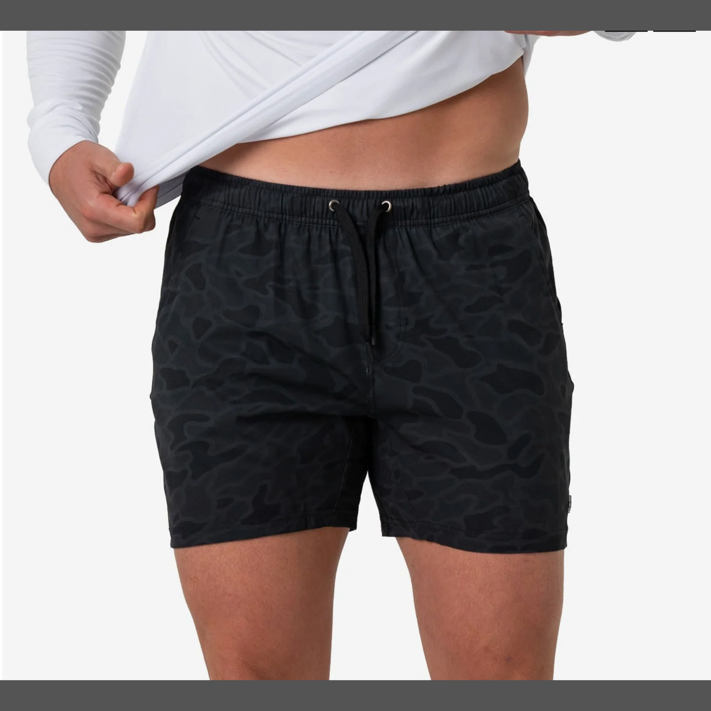 Burlebo Athletic Shorts – Midnight Camo (Lined)
