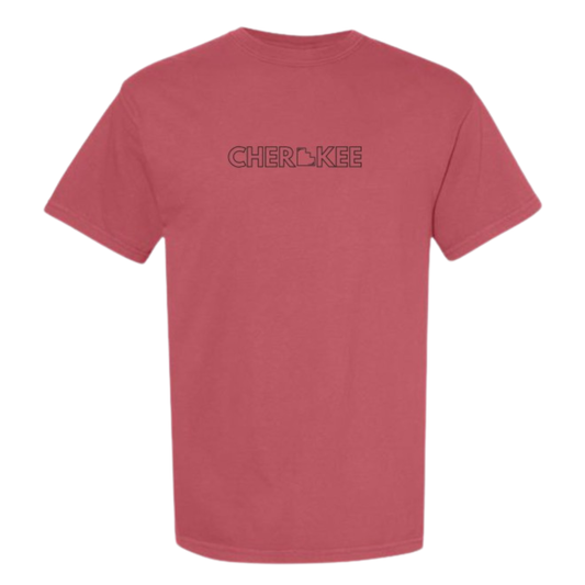 Cherokee Tribal Tee, CC Crimson