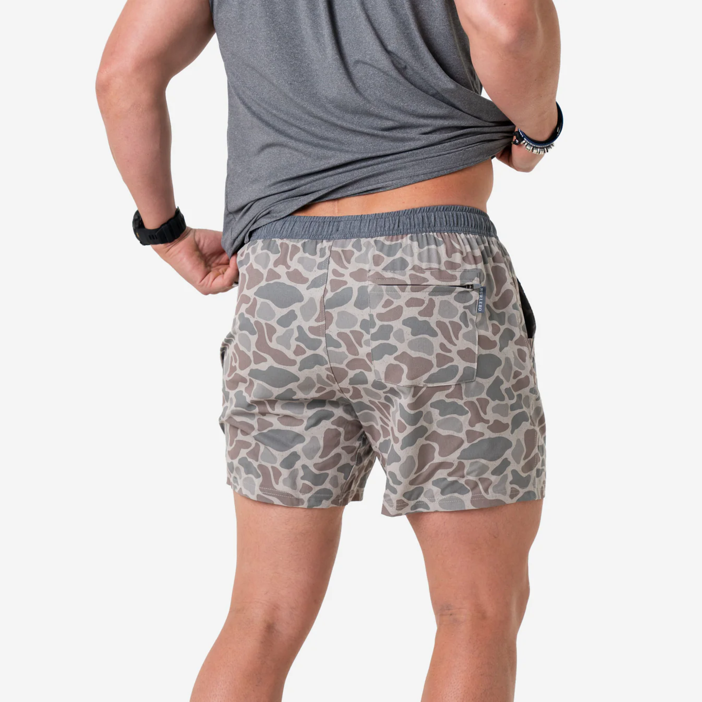Burlebo Athletic Shorts – Deer Camo (Lined)