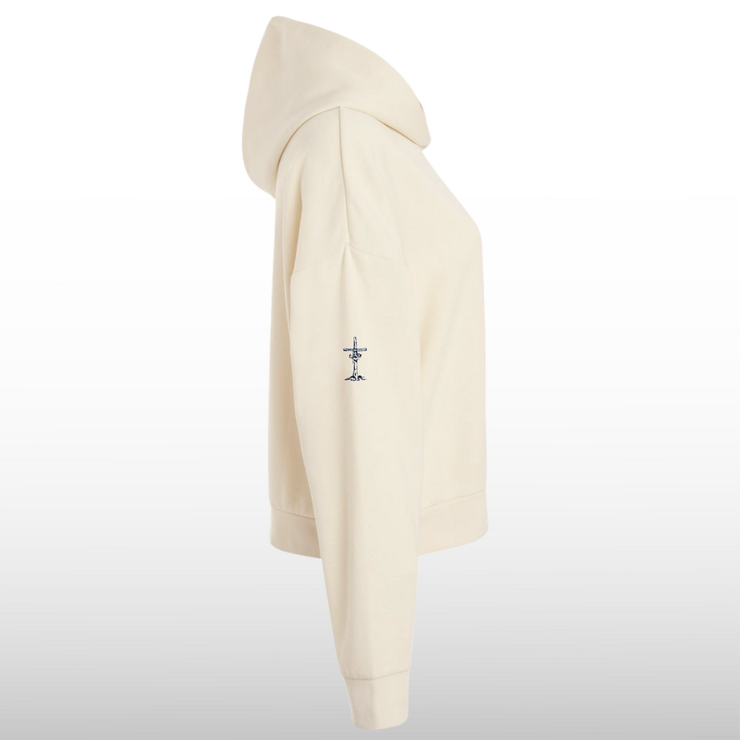 Lightweight Fleece Hoodie - Bone