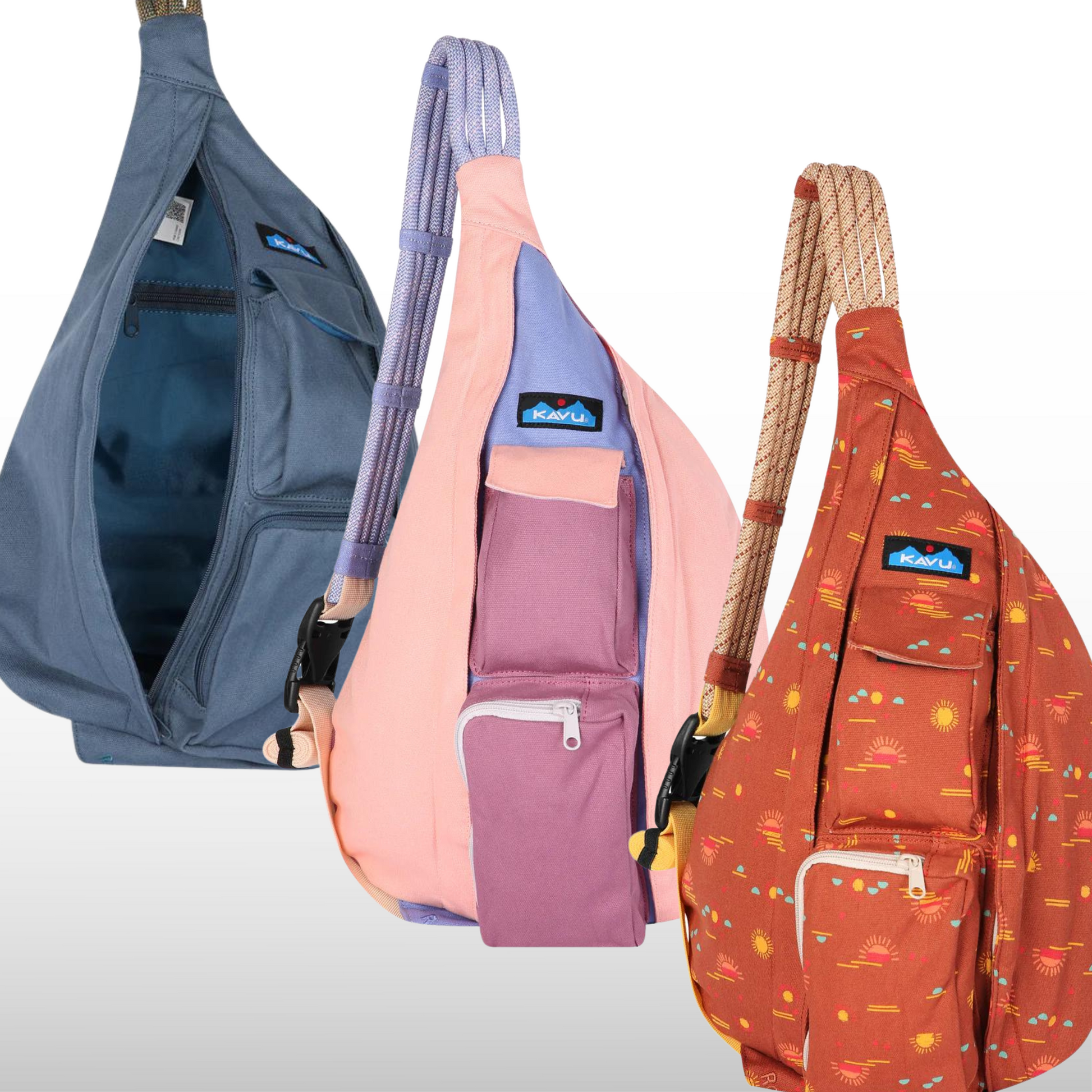 kavu rope bag purple rain Kavu Rope Bag – Kanakuk Store