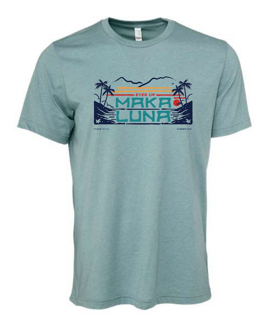 Kauai Maka Luna Theme Shirt, H Blue Lagoon