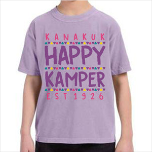 Youth Happy Kamper CC Tee, Orchid Purple