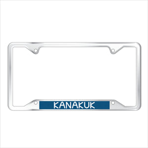 Kanakuk License Plate Frame, Chrome