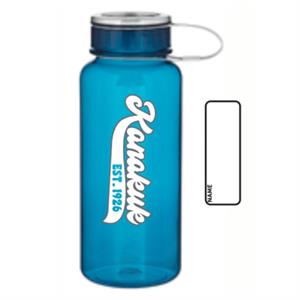 Retro Water Bottle, Aqua