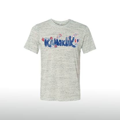 Classic Sport Tee, White Marble